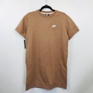 Nike Tech Fleece Dress Tan Women Size Medium New